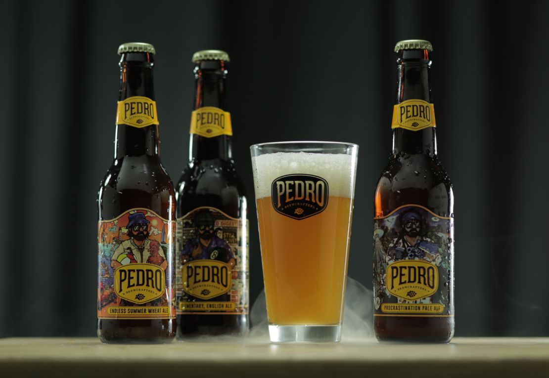 Procrastination Pale Ale is one of Pedro's three signature beers.