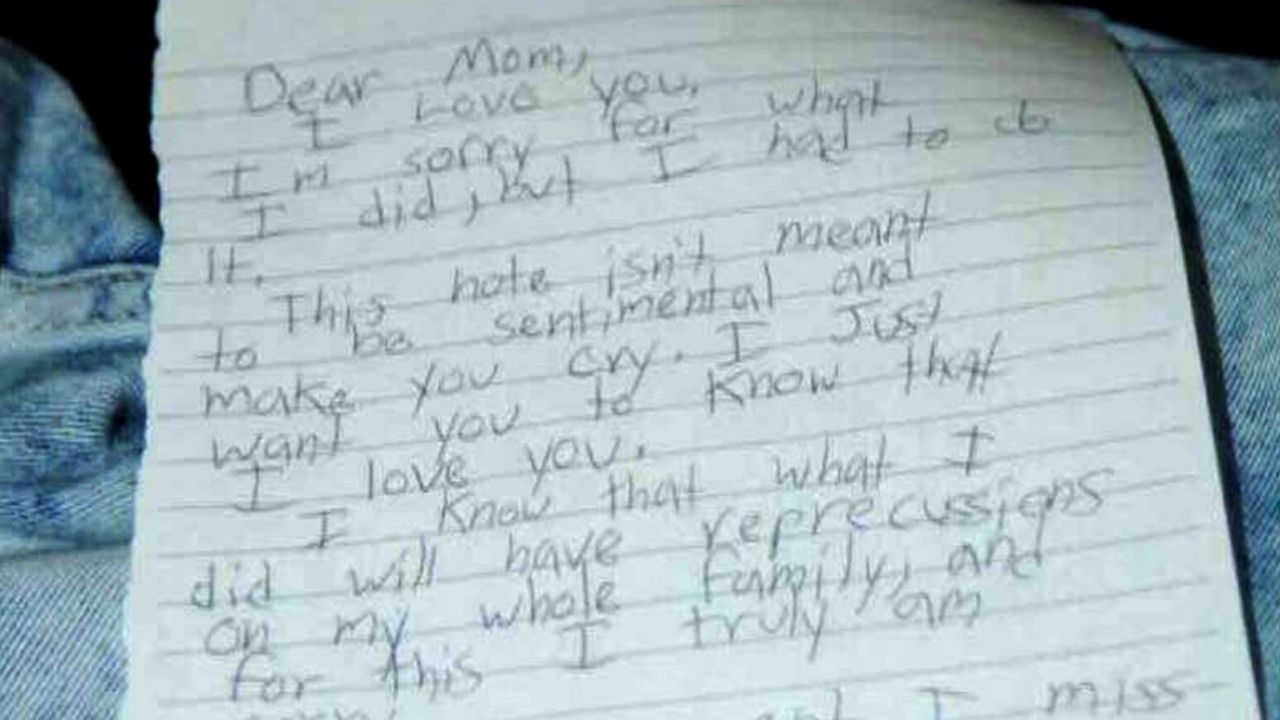 Dylann Roof's letter to his mom was among the exhibits released during his trial.