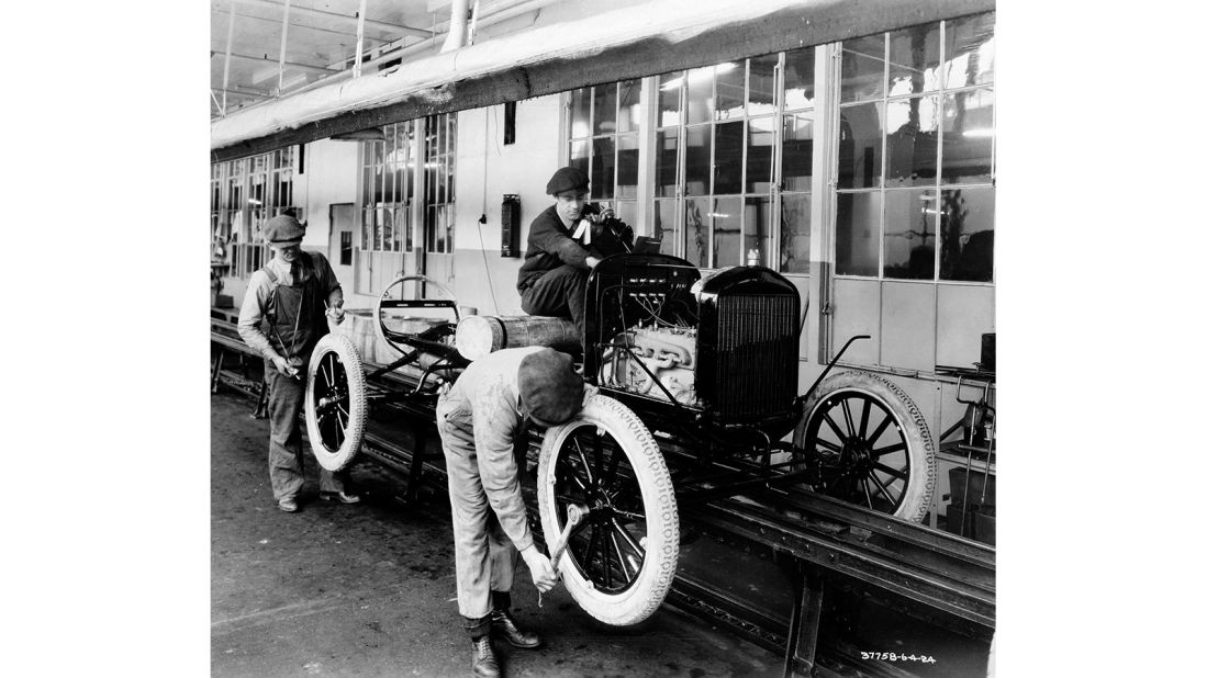 The Model T was so successful that within 10 years of starting production, Ford's Highland Park plant in Michigan had turned out its 10 millionth example of the car.