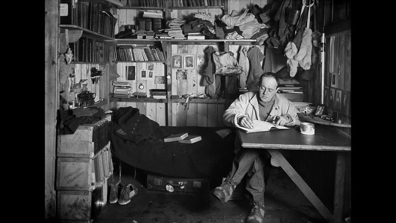 Scott was a captain in the Royal Navy who had previously led an expedition into Antarctica and returned a hero. Here, he writes in his journal in October 1911.