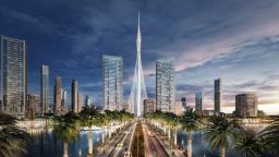 The Tower will be the heart of Dubai Creek Harbour, one of the largest tourist and lifestyle developments in the world stretching across 2.3 square miles (6 sqkm). 
