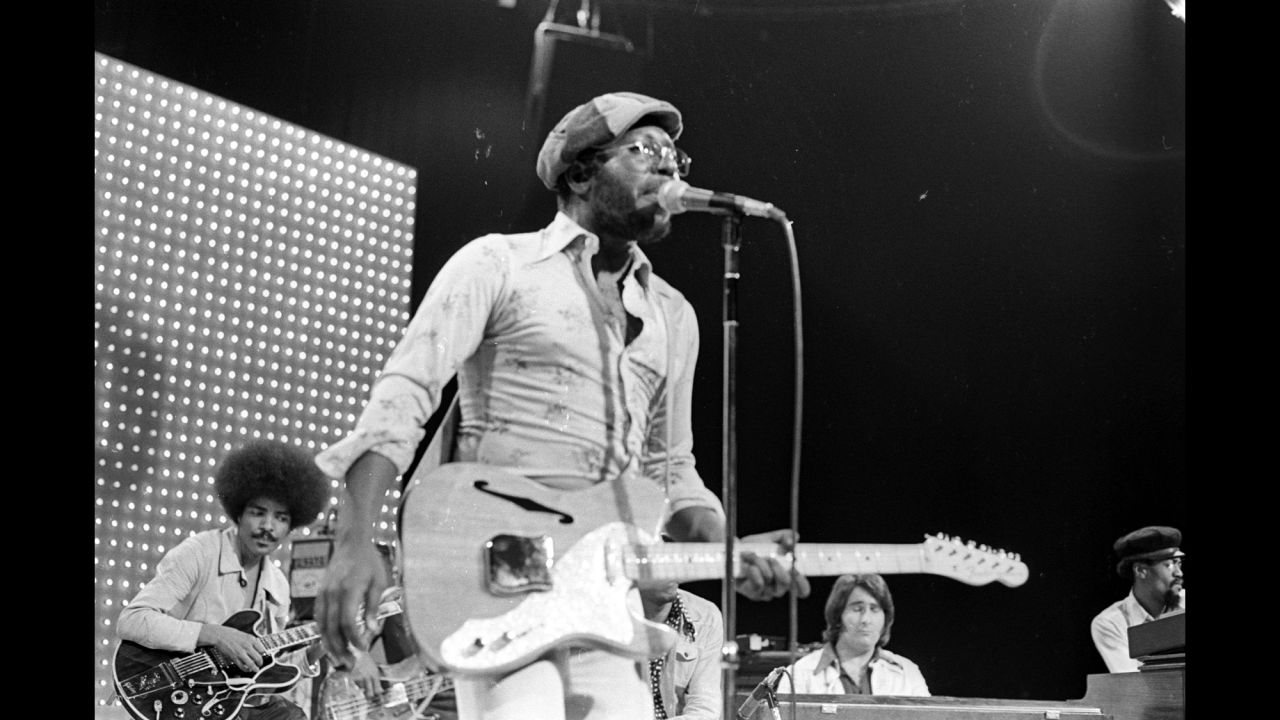 Singer/songwriter/producer Curtis Mayfield was born in Chicago in 1942 and rose to become a powerful voice in the music world in the 1960s and '70s. He's credited with helping to add more social consciousness to African-American music. The 1965 hit "People Get Ready," which he wrote as a member of The Impressions, has been called one of the top 10 songs of all time. In the '70s, Mayfield scored his highest-charting hit songs with "Freddie's Dead" and "Super Fly." Mayfield was awarded the Grammy Legend Award in 1994 and was inducted into the Rock and Roll Hall of Fame as a member of The Impressions in 1991 and in 1999 as a solo artist. 