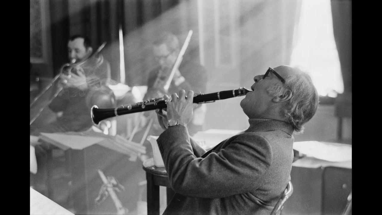 Benny Goodman, shown here in 1970, was born in Chicago in 1909 and grew up to become the so-called "King of Swing" -- one of the greatest jazz clarinetists in American history. He ruled the 1930s, forming his own band that toured the nation and hosting a show on the top medium of the day: radio. Goodman died in 1986 at age 77.