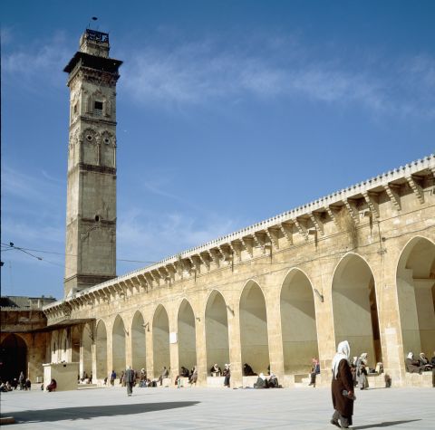 A world heritage site originally built in 715 by the Umayyad dynasty, ranking it among the oldest mosques in the world. The epic structure evolved through successive eras, gaining its famous minaret in the late 11th century. This was reduced to rubble in the Syrian civil war in 2013, along with serious damage to the walls and courtyard, which historians have described as the worst ever damage to Syrian heritage.