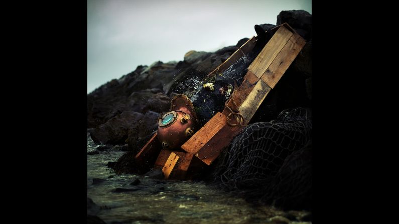 "It's really about the low-budget," says Bruno. He makes his own props or gets them for free from Craigslist, and works with natural light instead of lighting equipment. "You don't need thousands of dollars of props or equipment or models. And you definitely don't need expensive equipment to make stunning images," he tells CNN.