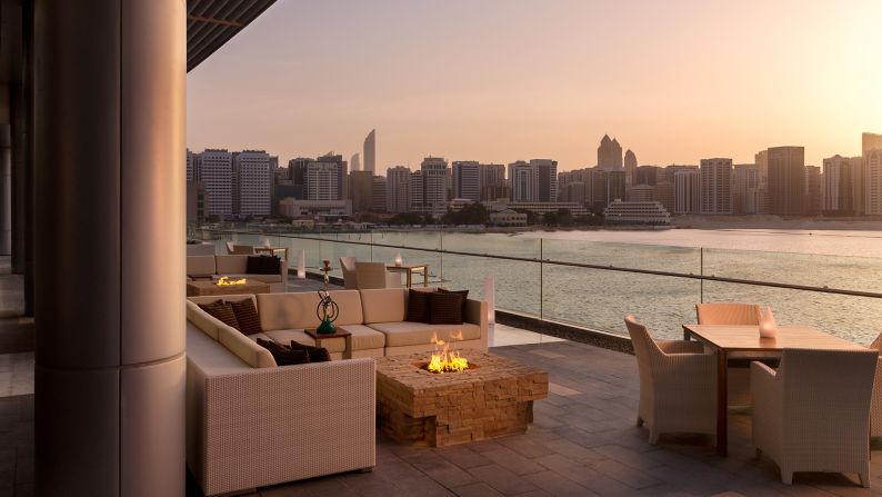 The Lebanese establishment stands out from the rest in the city with some of the most scenic tables -- offering beautiful views of Abu Dhabi Island. 