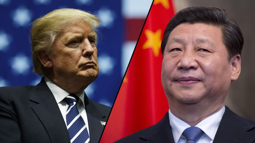 trump xi jinping slipt getty