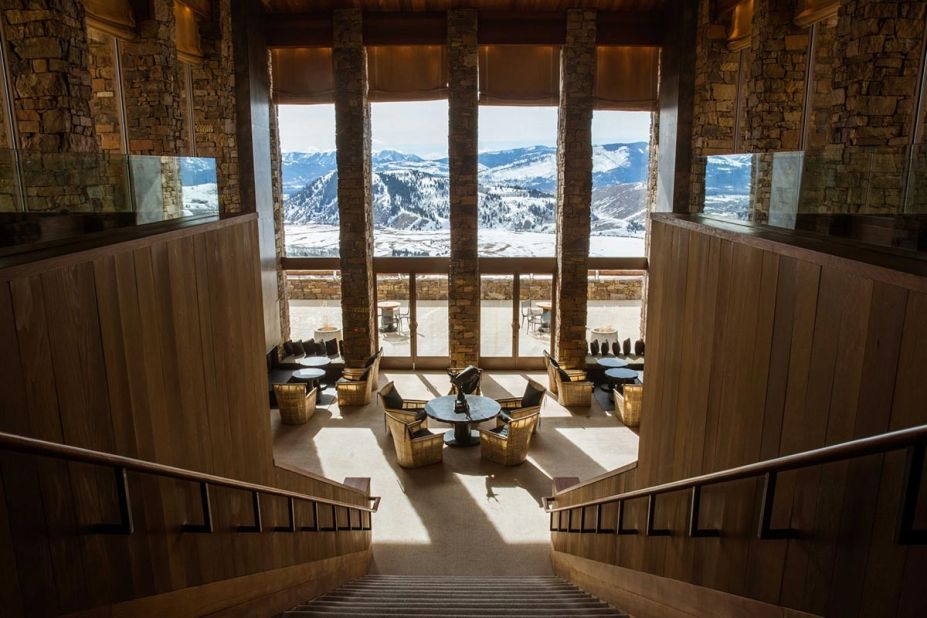 Paradise for powder hounds. Wyoming's Armangani has a shuttle bus that leaves the hotel lobby every 30 minutes to 2,500 acres of pristine slopes.