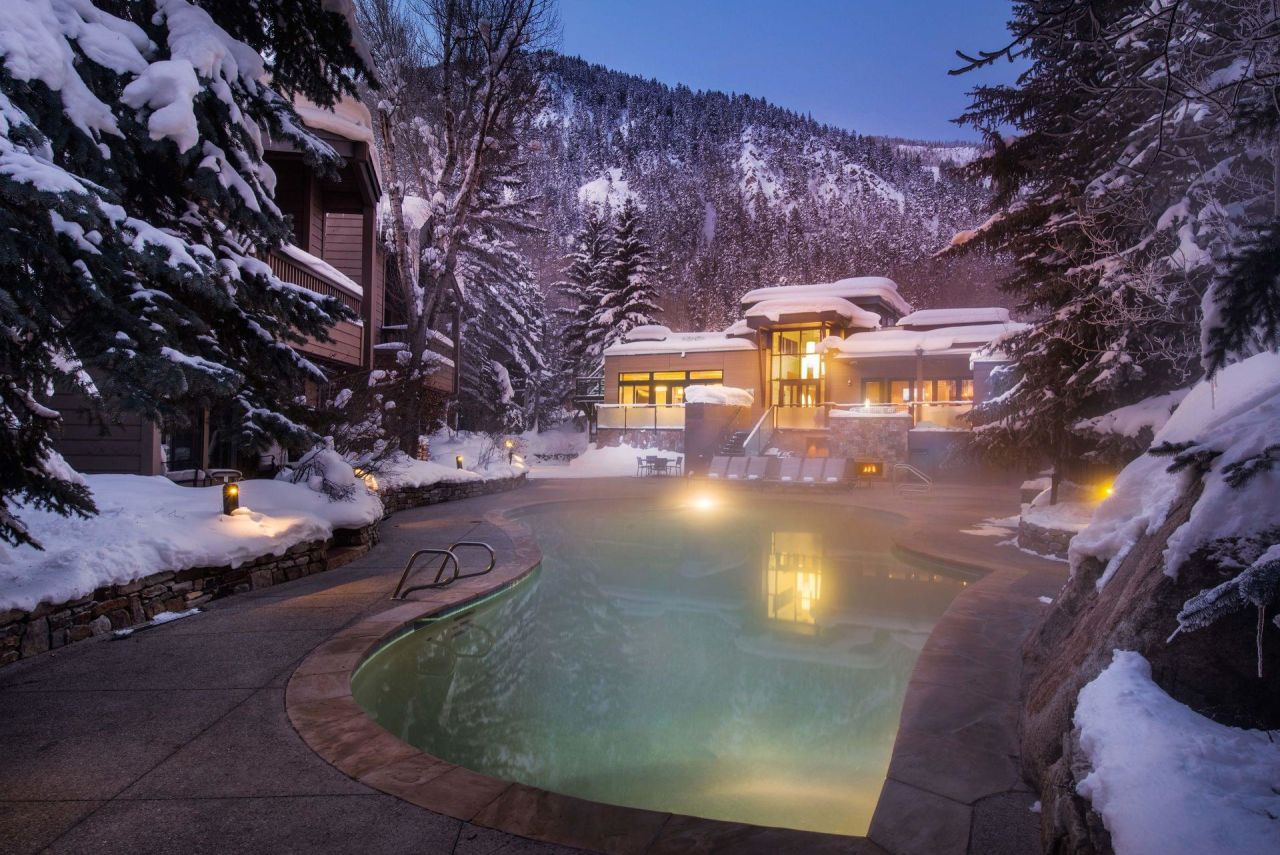 The Gant -- an Aspen classic -- features five tennis courts, two heated outdoor swimming pools and three jetted hot tubs.