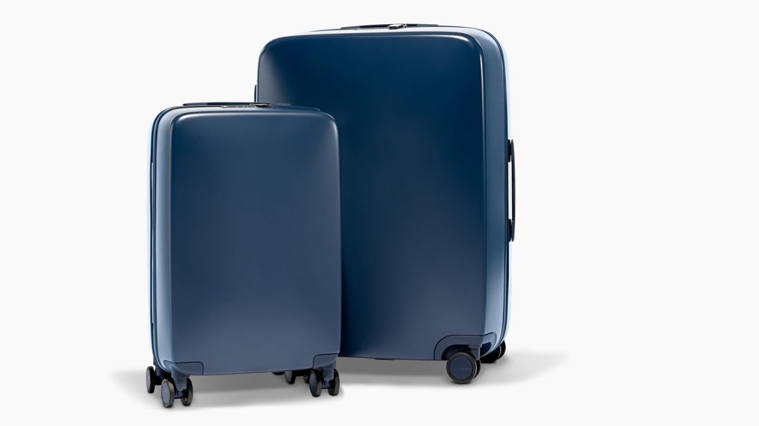 Raden's stylish polycarb corner-wheel uprights occupy a slightly lower price bracket -- it's A50 check-in and carry-on case combo retails for about $595.<br />