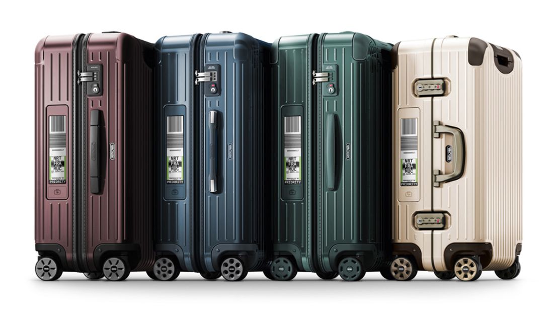 Rimowa's tag, which adds about $50 on the price of each case, has been launched in partnership with several airlines, including Lufthansa. 