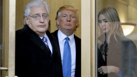 Billionaire real estate developer Donald J. Trump, center, his daughter Ivanka Trump, right, and attorney David Friedman exit U.S. Bankruptcy Court in Camden, New Jersey, U.S., on Thursday, Feb. 25, 2010. Trump said he switched sides in the court battle over three bankrupt Atlantic City casinos that bear his name because he concluded he was losing to noteholders led by Avenue Capital Group's Marc Lasry. A judge will determine whether rival billionaire Carl Icahn or the noteholders and Trump will control the casinos. Photographer: Bradley C. Bower/Bloomberg via Getty Images