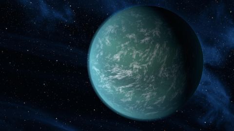 Kamino is an ocean world in "Star Wars: Attack of the Clones." Kepler-22b is an exoplanet that could similarly be covered in a super ocean. 