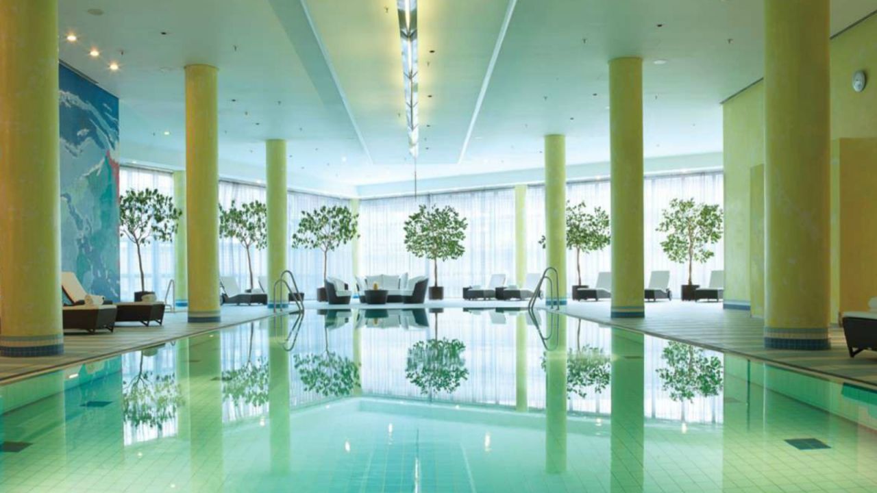 <strong>Hilton Munich Airport, Germany:  </strong>The 17-meter heated indoor pool at Bavaria's largest airport is ideal for those who want to fit in a swim before or after their flight.