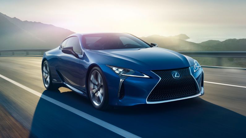 The <a href="https://www.lexus.co.uk/car-models/lc/lc-500/#Introduction" target="_blank" target="_blank">Lexus LC 500</a> is the LFA supercar's successor and therefore has size-18 shoes to fill. 