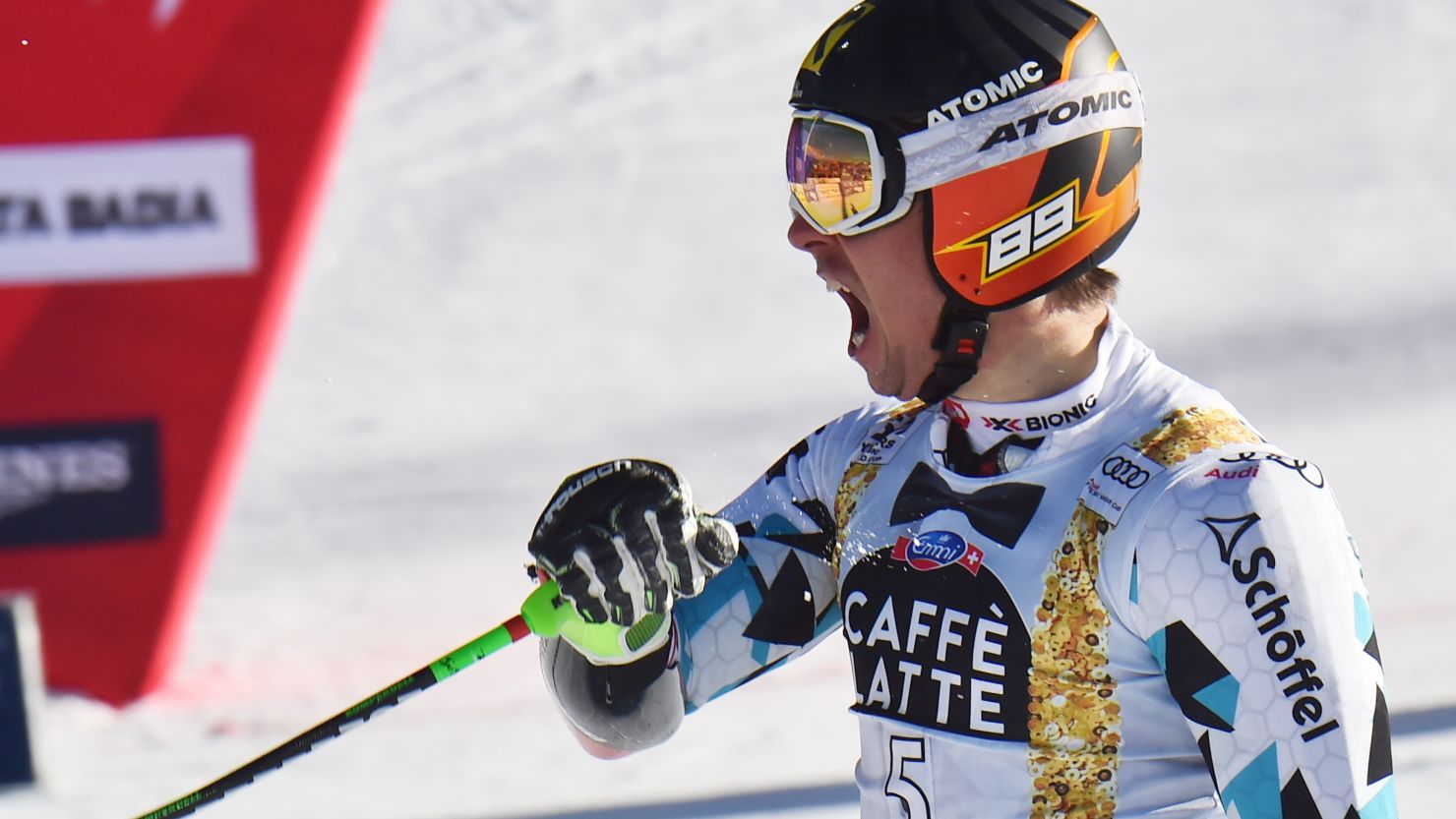Marcel Hirscher claimed his first giant slalom victory of the season and his fourth straight at Alta Badia.