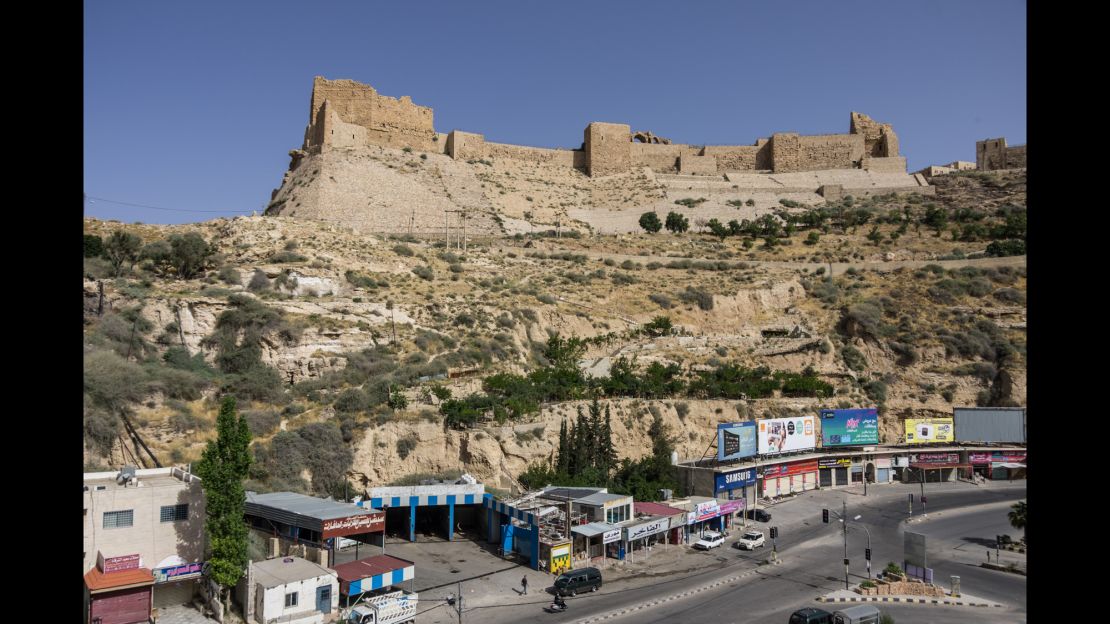 File photo of the 12th-century castle in Karak, Jordan.