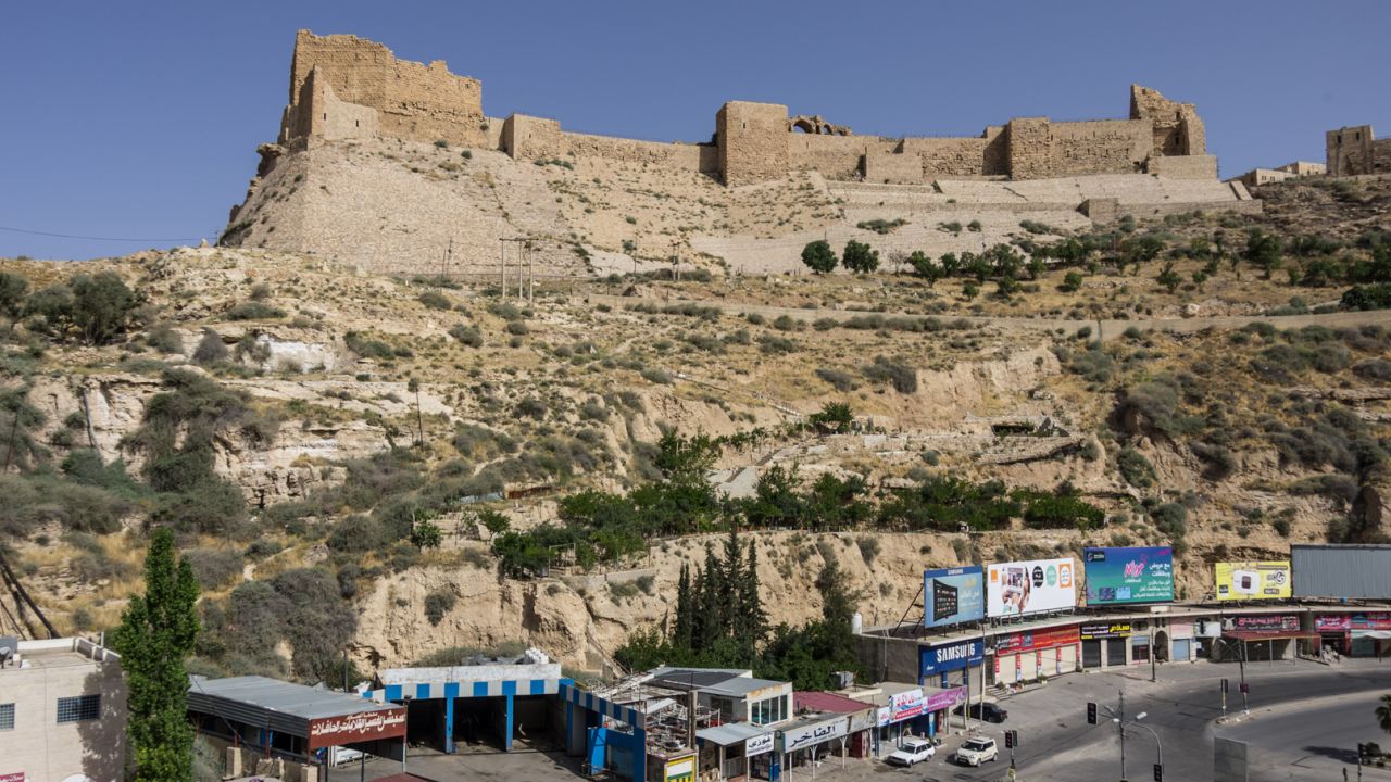 File photo of the 12th-century castle in Karak, Jordan.