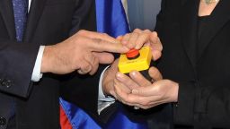 Hillary Clinton Sergei Lavrov red button 2009