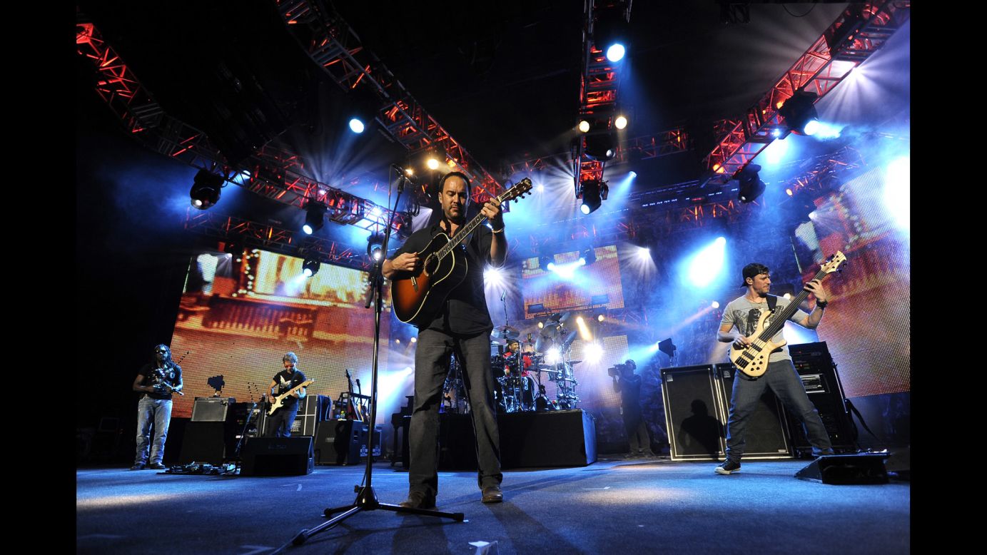 Born in Virginia in the early 1990s, this jam-friendly band won a huge following with hits like "So Much to Say," "Too Much" and "Crash into Me." So far the Dave Matthews Band have sold 33.5 million units in the US according to the Recording Industry Association of America.