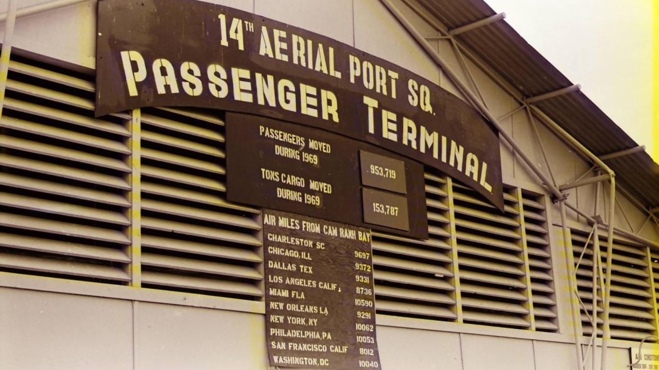 The original Cam Ranh International Airport. 