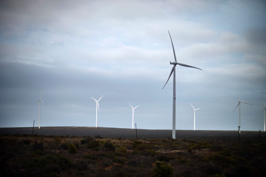 South Africa also boasts abundant wind resources such as the 100 MW Sere wind farm in the Western Cape province, and the sector is expanding rapidly. 