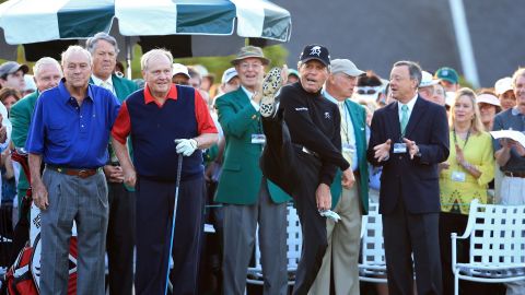 Arnold Palmer (left), Jack Nicklaus (center) and Gary Player were known as golf's "Big Three."
