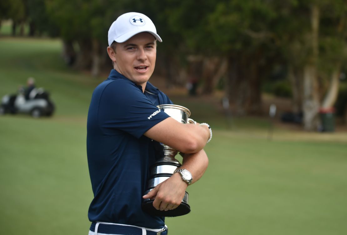 Jordan Spieth won the Masters and US Open at the age of 21 in 2015 to promise a sparkling career.