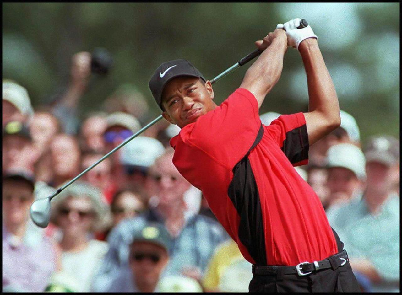 <strong>American idol: </strong>The young Rory idolized Tiger Woods, who won his first major in 1997 when McIlroy was eight. At nine, he wrote to the US star, saying he was "coming to get him."