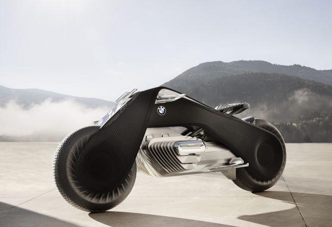 One of the most talked-about concepts of the year was <a  target="_blank" target="_blank">BMW's Motorrad VISION NEXT 100</a>, which employs self-balancing technology to prevent crashes and enables the rider to dismount without using a kickstand. 