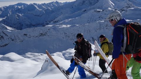 Clambering up mountain sides with skis and poles and braving off-piste routes in the Italian Alps may not be for the fainthearted or inexperienced, but it is a fitness booster like no other.