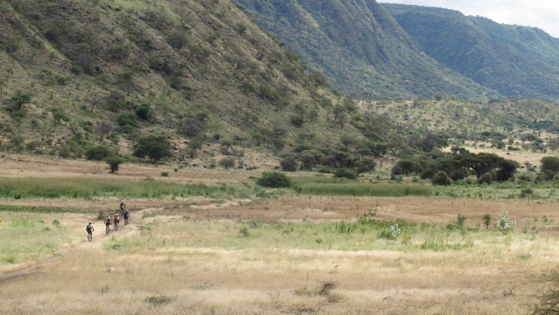 Combining a Tanzanian safari with an epic off-road bike ride is the ultimate New Year fitness kick. For those after extra exercise, Rothschild Safaris also organizes hikes to the Empaki Crater.