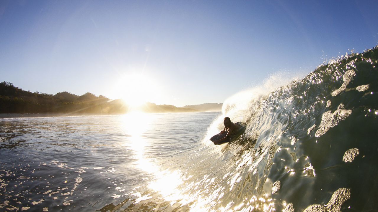 Costa Rica provides stunning surf spots for beginners and advanced bodyboarders alike.