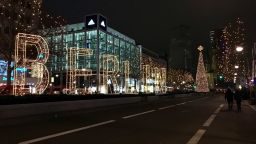 The Kurfürstendamm is one of Berlins's busiest shopping streets and a few days before Christmas it would normally be packed with shoppers. Tonight it remains cordoned off to traffic and far quieter than usual.