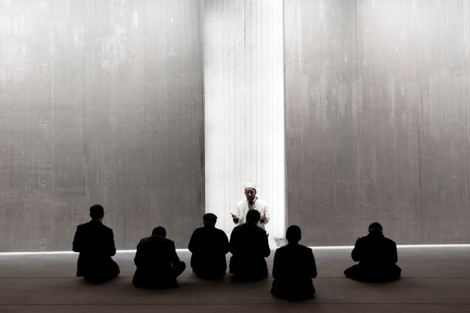 The form of this poetic building is focused, the architects say, "solely on the essence of religious space." Even the mihrab seems missing, its place taken by a beam of light shining through a fissure in a bare concrete wall.