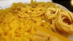 Nutritionists recommend eating pasta before an intense workout.