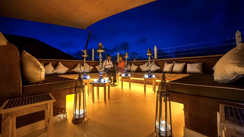 <strong>Star Lounge (Watamu): </strong>This open-air rooftop bar Star Lounge is also equipped with hookahs and a wide selection of North African shisha flavors.