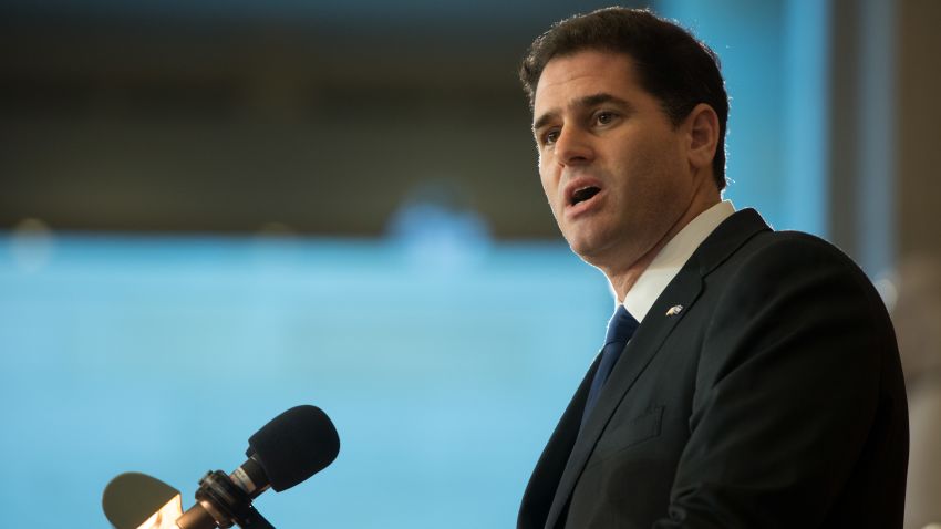 Ron Dermer, Ambassador of Israel, speaks at the National Commemoration of the Days of Remembrance honoring the victims of the Holocaust and Nazi persecution at the U.S. Capitol building in Washington D.C., April 30, 2014. The event, titled ''Confronting the Holocaust: American Responses,'' included Holocaust survivors Estelle Laughlin, Gustav Goldberger, Ludwig Hiss, Irving Hold, Mark Rubin and David Wiener and other honored guests.