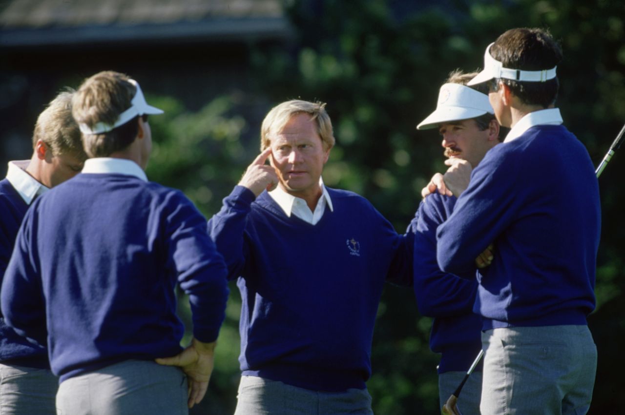 Nicklaus was again captain for the US Ryder Cup side at his Muirfield Village course in Ohio in 1987, but the Americans crashed to their first ever defeat on home soil.   