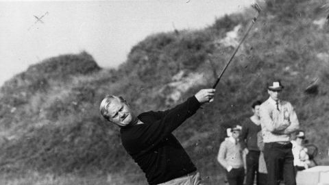 American golf legend Jack Nicklaus, 78, said he's taken roughly 10 million swings with his golf clubs even while suffering with back pain.  (Photo by Central Press/Getty Images)