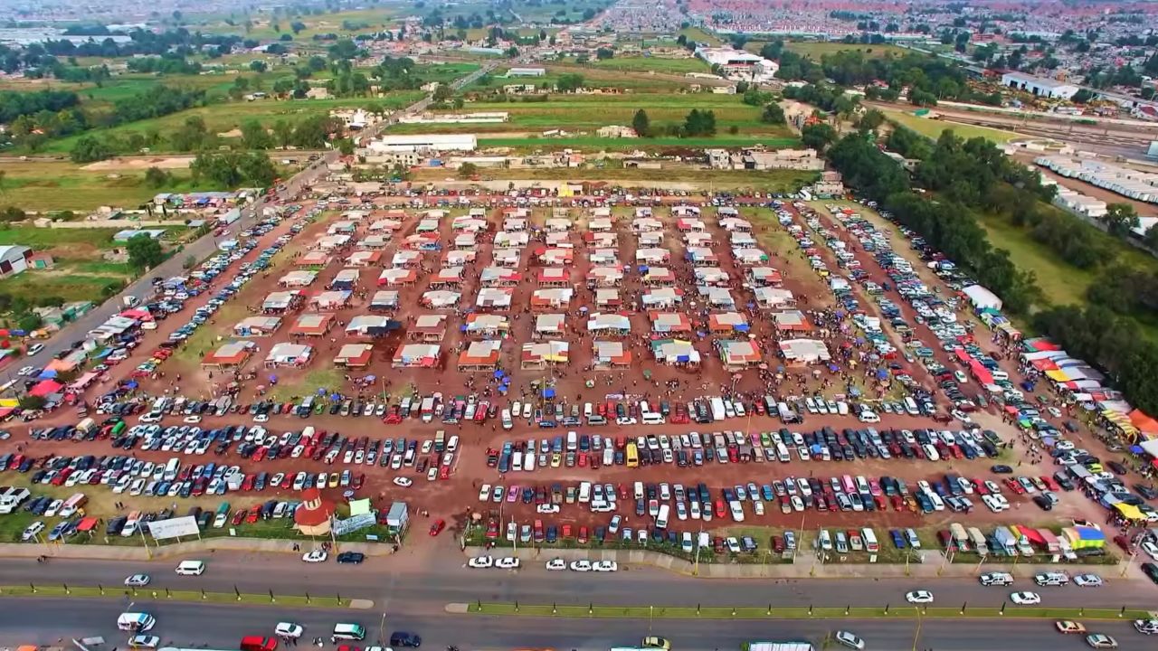 A video posted on YouTube shows what the San Pablito market in Tultepec looked like in 2015.