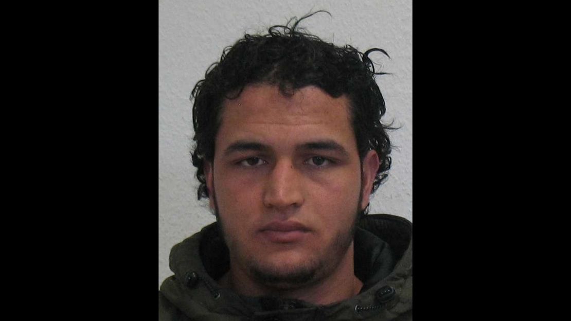 Authorities say they're looking for Anis Amri in connection with Monday's market attack in Berlin.