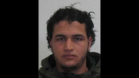 Authorities say they're looking for Anis Amri in connection with Monday's market attack in Berlin.