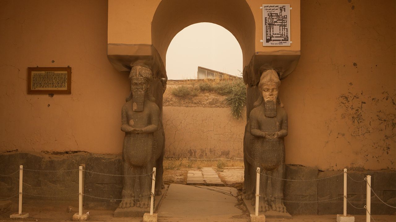 <strong>Nimrud, Iraq: </strong>The capital of Nimrud, the world's first empire, was once a formidable city with massive palaces and temples to gods of war and writing. Ivory furniture, carved stone slabs, gold jewelry and crowns were all buried inside. 