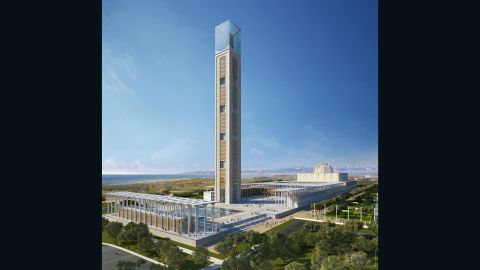 The Djamma el Djazair will be one of the world largest mosques when it opens in 2017 -- with the tallest minaret in the world at 265 meters high (874 feet).