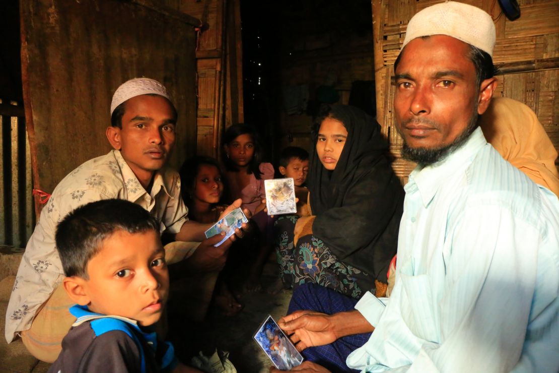 Zafor Alam's 18-year-old sister and 14-year-old brother are both with him in the camp in Bangladesh.