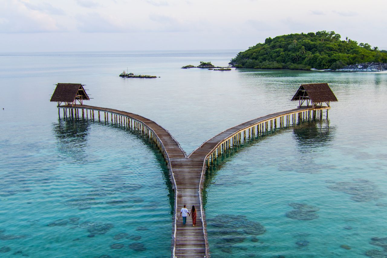 <strong>Bawah Private Island:</strong> The guest count at Bawah Private Island has been capped at 70. It offers three lagoons and 13 white beaches. Safari tented villas are all made with sustainable materials, while the island is powered by renewable energy. 