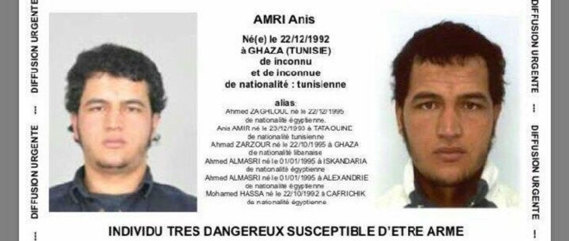 A reward of more $100,000 had been offered for information on Anis Amri's whereabouts.