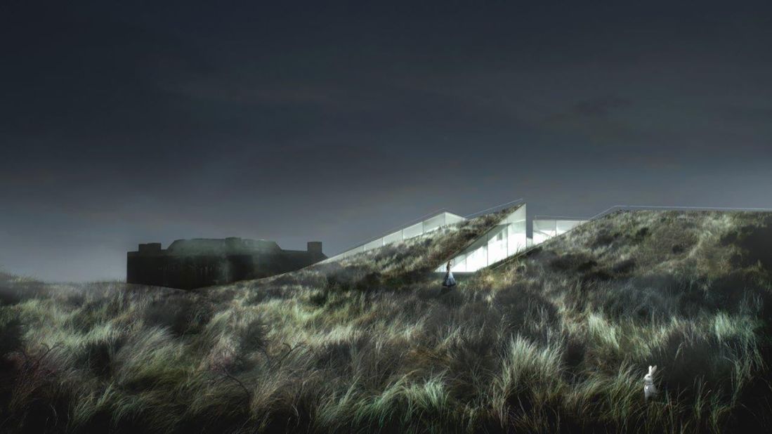 Bjarke Ingels Group is always up to something interesting, and 2017 will be another big year for the group. The architects plan to debut the Blåvand Bunker Museum in Varde, Denmark. The name is fitting, seeing as the building is literally integrated into the side of a German military embankment and surrounded by rolling hills.