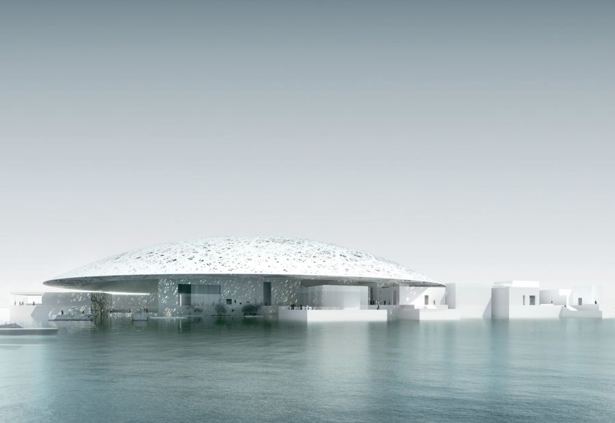 Originally slated to finish in 2012, the opening of the highly anticipated Louvre Abu Dhabi has been pushed back to 2017. Designed by award-winning architect Ateliers Jean Nouvel with a budget of 2.4 billion AED ($653.4 million), the UAE branch of the famous Parisian museum features soft curves and a fresh white facade. 